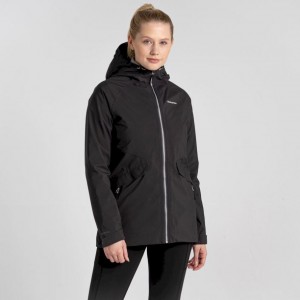 Kurtka Gore Tex Damskie Craghoppers Minola Czarne | PL DAFHL36