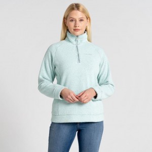 Swetry Z Polaru Damskie Craghoppers Lilian Half Zip Mięta | PL JGYBP69