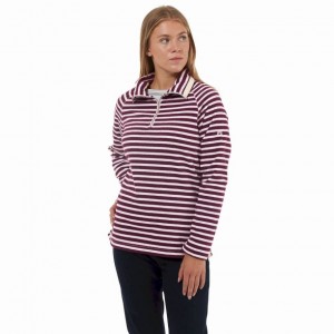 Swetry Z Polaru Damskie Craghoppers Natalia Half Zip Fioletowe | PL PVKNS23