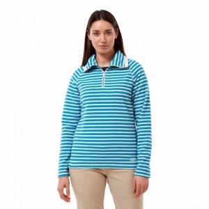 Swetry Z Polaru Damskie Craghoppers Natalia Half Zip Niebieskie | PL RAUTF64