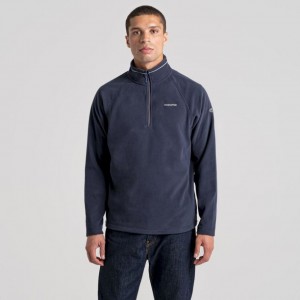 Swetry Z Polaru Męskie Craghoppers Corey Half Zip Granatowe | PL MHZNF27