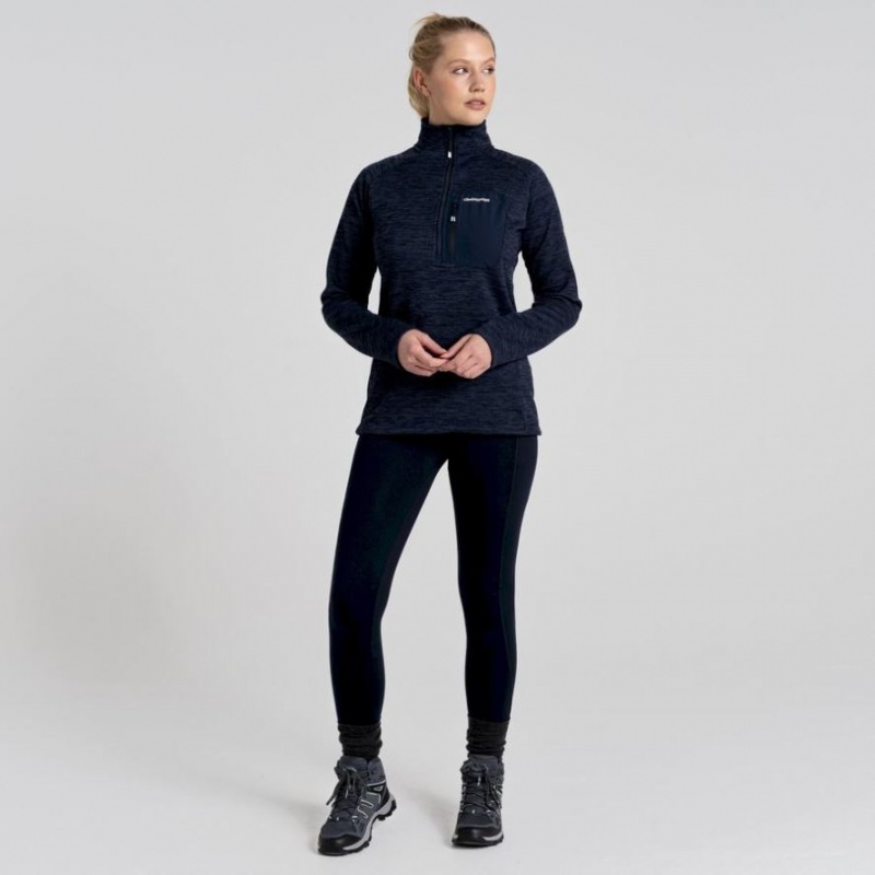 Swetry Z Polaru Damskie Craghoppers Trina Half Zip Granatowe | PL GEZAK40