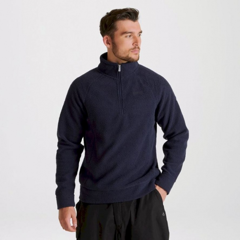 Swetry Z Polaru Męskie Craghoppers Cason Half Zip Granatowe | PL YMAPN21