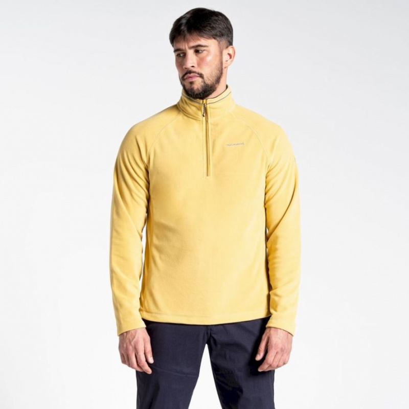 Swetry Z Polaru Męskie Craghoppers Corey Half Zip Żółte | PL KRPWJ58