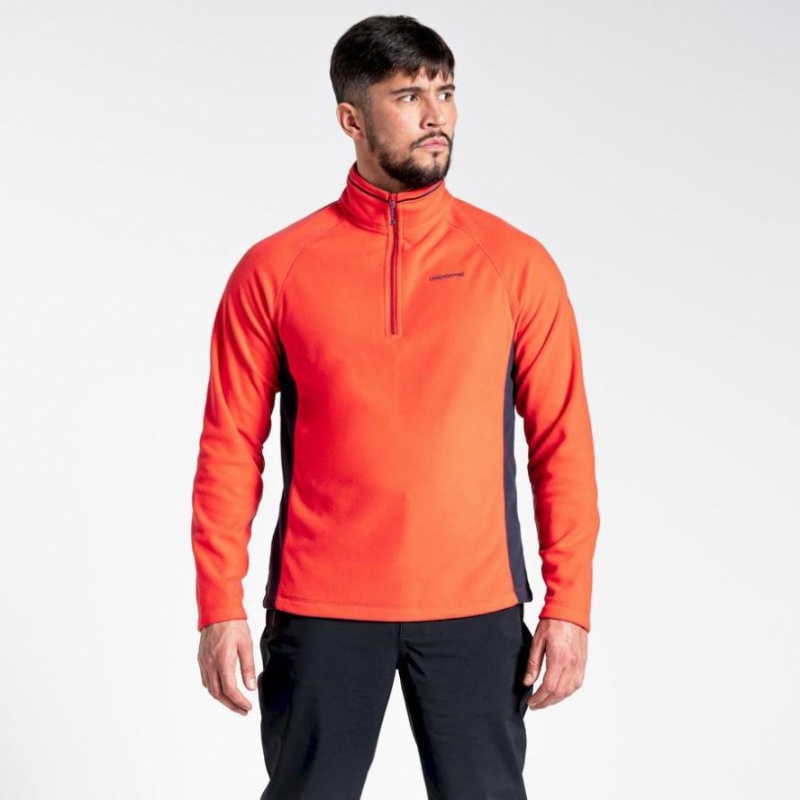 Swetry Z Polaru Męskie Craghoppers Corey Half Zip Pomarańczowe | PL YQOCD67