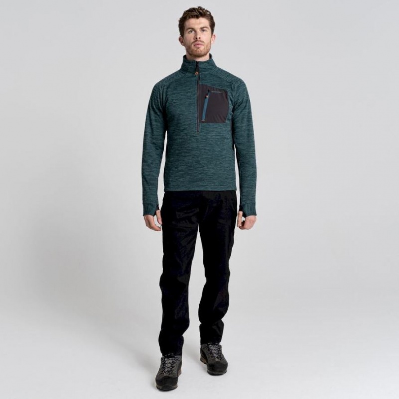 Swetry Z Polaru Męskie Craghoppers Tarbert Half Zip Zielone | PL SJCNH40